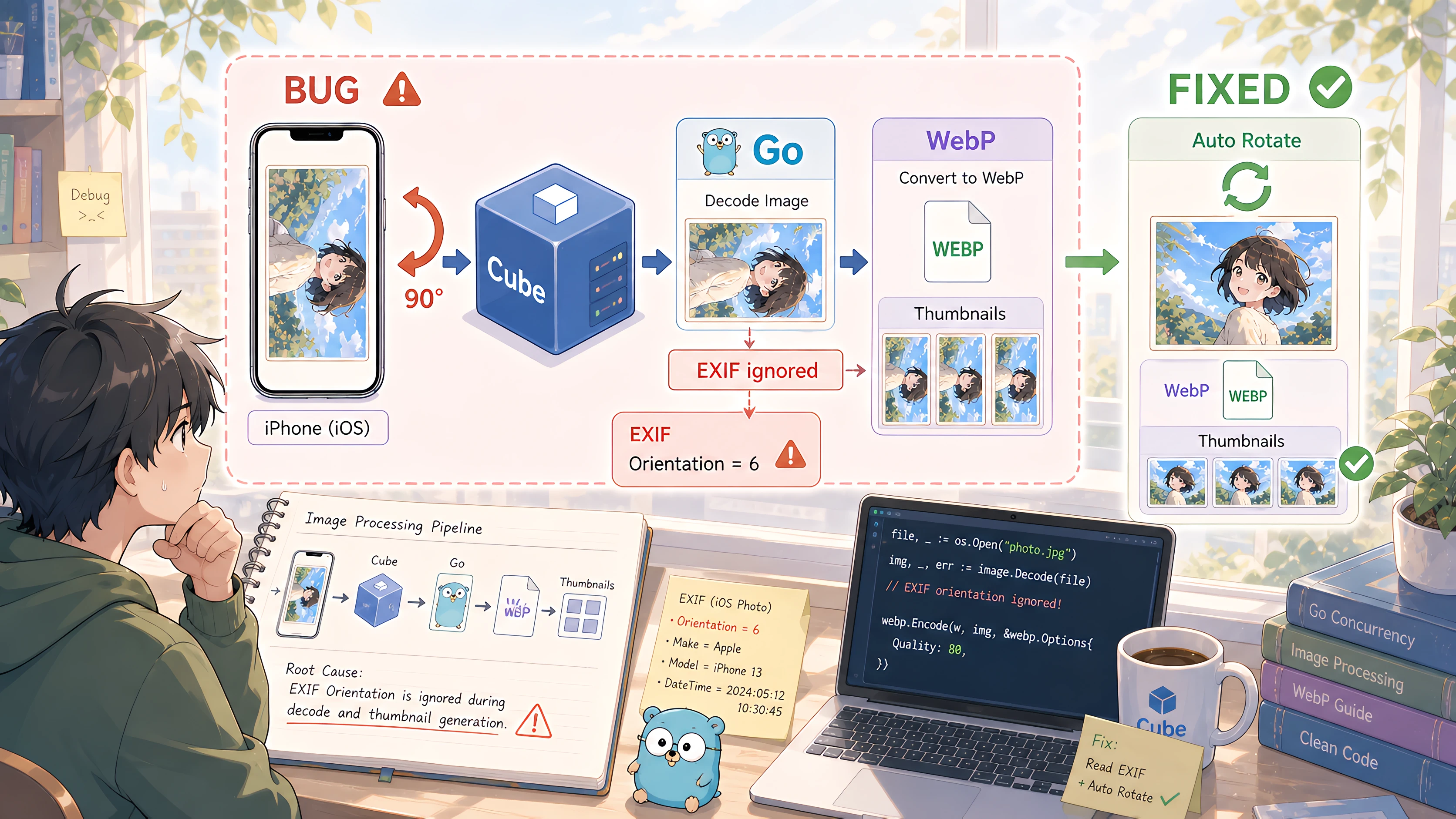 Cube 开发踩坑实录（一）：别样的苹果螺旋现象